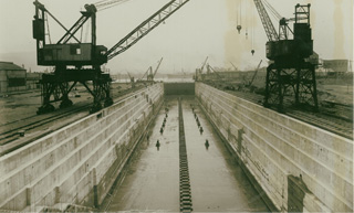 Construction of Swansea Drydocks
